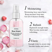ENVISHA Rose Water Facial Toner – Organic Rose Essence for Moisturizing, Pore Tightening & Skin Refreshing