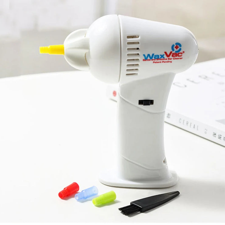 1 Set (6pcs) Electric Ear Cleaner – Safe Automatic Vacuum Earwax Removal Tool with Original Cleaning Heads