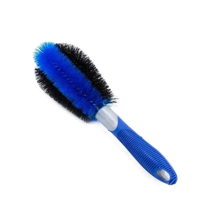 1/3PCS Car Wheel Hub Brush Set – Blue Tire & Steel Ring Cleaning Brushes for Car Wash & Maintenance
