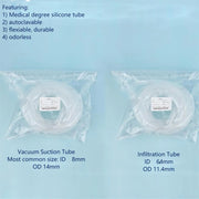 3-Meter Silicone Suction Tube – 8.0mm Inner Diameter for Liposuction Surgery
