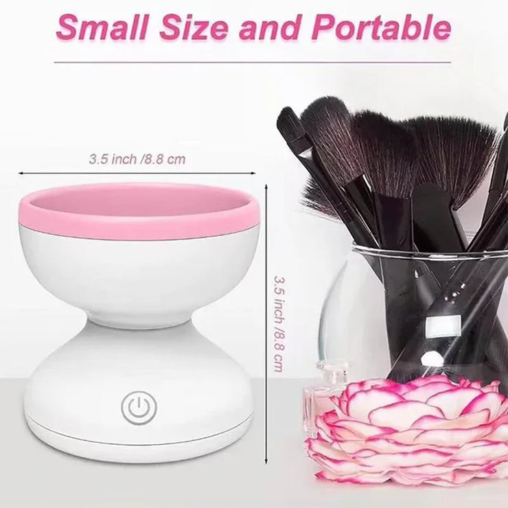 Electric Makeup Brush Cleaner – Automatic Deep Cleaning Box for Powder Puff, Beauty Egg & Brushes