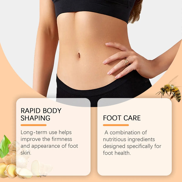 Herbal Foot Soak Gel with Bee Venom – Detox & Slimming Foot Bath for Varicose Veins, Edema, Leg Pain, Fatigue & Repair