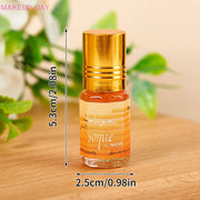 3ML Roll-On Perfume Oil – Long-Lasting Alcohol-Free Floral Fragrance for Body