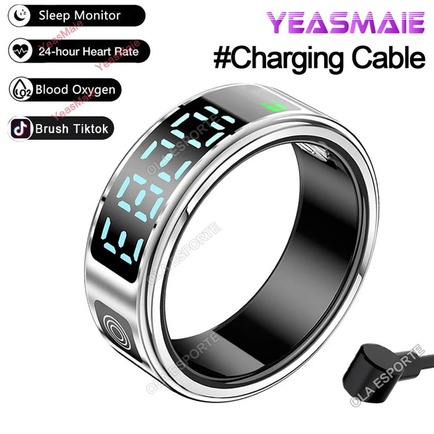 2025 RS08 Smart Ring – Waterproof 5ATM Health & Fitness Tracker with Heart Rate, Blood Oxygen Monitor & Multi-Sport Modes
