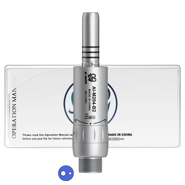 Dental Inner Water Air Motor Handpiece – Slow Speed, Non-LED & LED Turbine Connectors for AI-M204/M205 Series