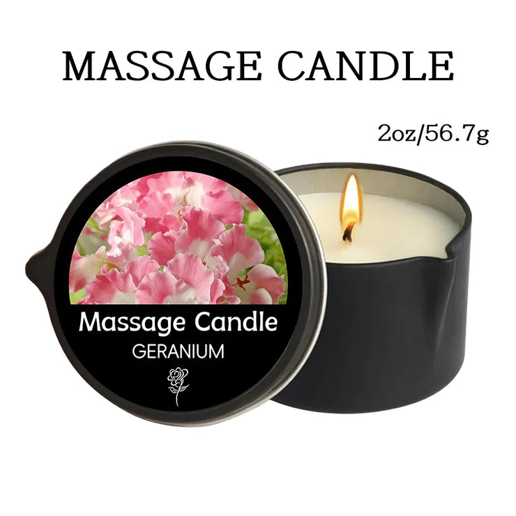 Massage Oil Candle – Scented Aromatherapy Candle for Stress Relief, Skin Moisturizing & Spa Essentials | Luxury SM Candle