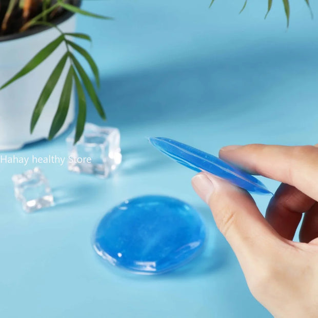 Reusable Hot & Cold Gel Pack – Round Therapy Pad for Pain Relief, Eye Care & Sleep Mask Use