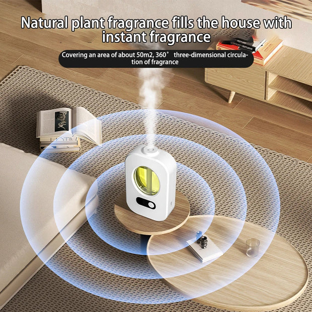 Automatic Aromatherapy Diffuser – Air Freshener & Essential Oil Dispenser for Toilet, Bathroom & Home | Humidifier & Fragrance Machine