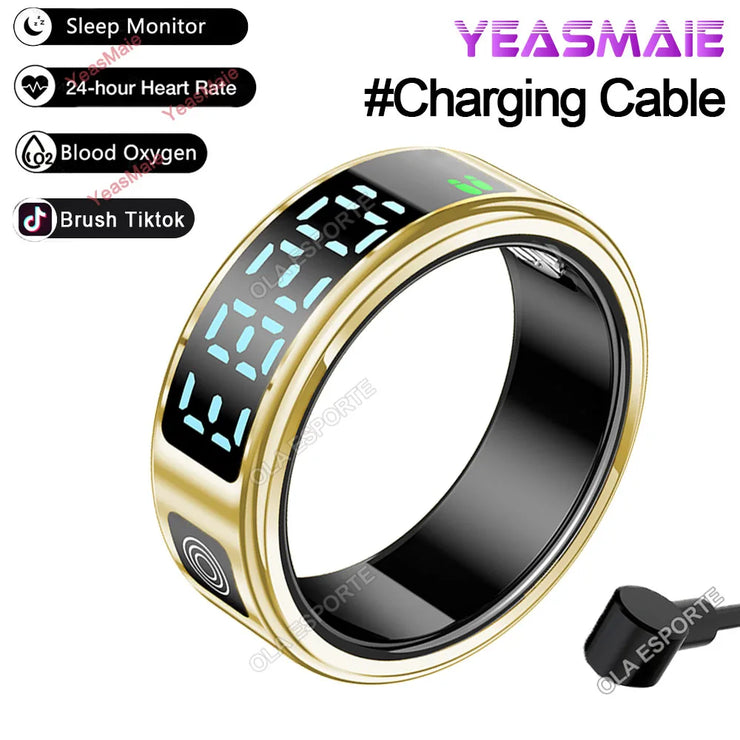 2025 RS08 Smart Ring – Waterproof 5ATM Health & Fitness Tracker with Heart Rate, Blood Oxygen Monitor & Multi-Sport Modes