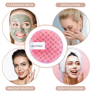 Makeup Brushes & Sponges Set – Pink Puff, Headband, Wristbands, and 8–16mm DIY Eyelash Extension Kit