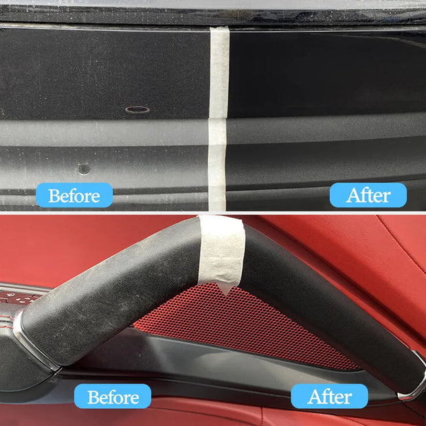 HGKJ S24 Plastic Restorer – Auto Trim & Rubber Coating for Cleaning, Repairing, and Restoring Glossy Black Shine