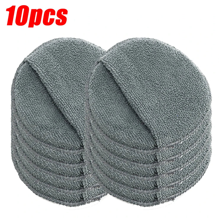 Car Detailing Applicator Pads – Soft Microfiber Waxing & Polishing Sponges (5" Round Pocket Foam)