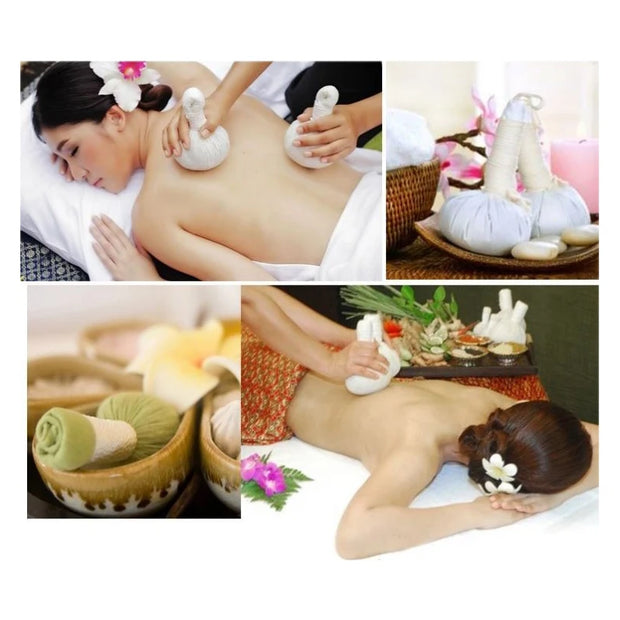 Thai Herbal Massage Ball – Moxibustion & Hot Therapy Relaxing Physiotherapy Massager