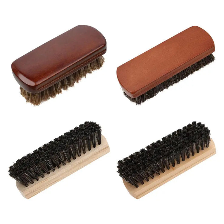 Horsehair Cleaning Brush – For Car Interior, Leather, Textile, Furniture, Apparel & Bag Detailing and Polishing