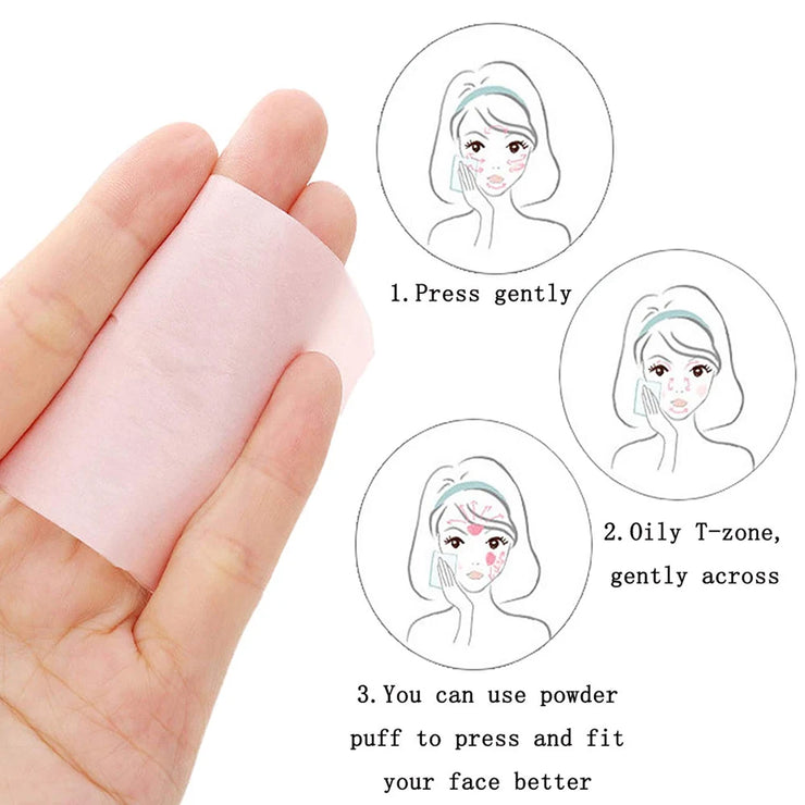 100Pcs Oil Blotting Paper