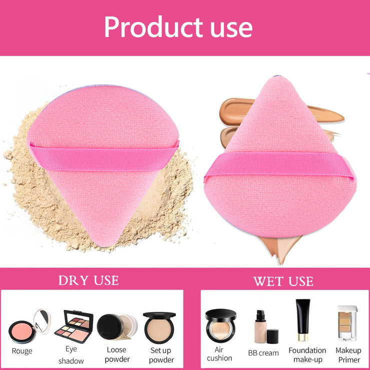 Makeup Brushes & Sponges Set – Pink Puff, Headband, Wristbands, and 8–16mm DIY Eyelash Extension Kit