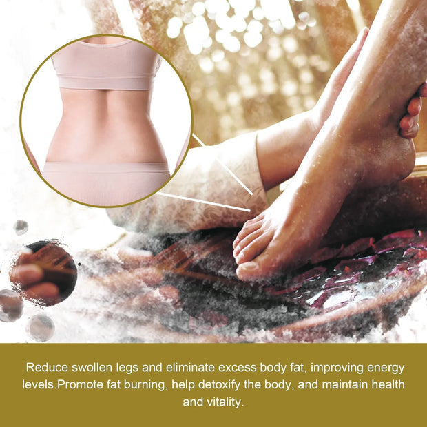 Herbal Foot Soak Gel with Bee Venom – Detox & Slimming Foot Bath for Varicose Veins, Edema, Leg Pain, Fatigue & Repair
