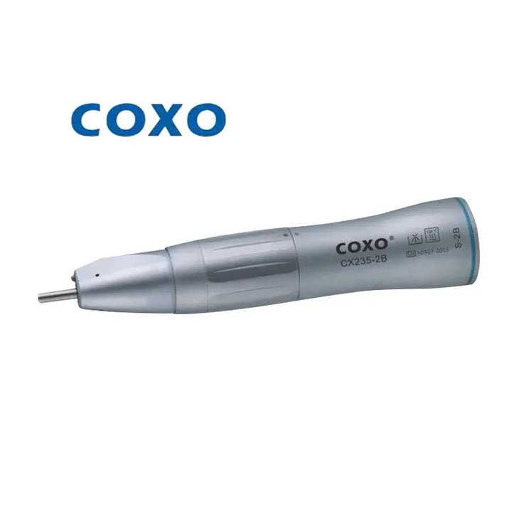COXO CX235-2B Dental Handpiece – 1:1 Inner Channel Contra Angle Straight Electric Grinding & Polishing Tool