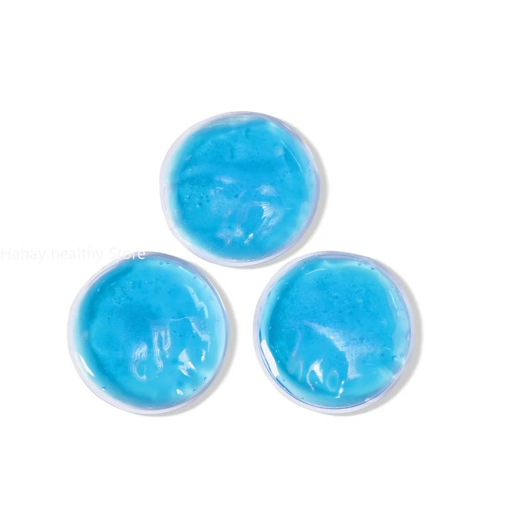 Reusable Hot & Cold Gel Pack – Round Therapy Pad for Pain Relief, Eye Care & Sleep Mask Use
