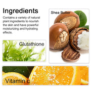 AILKE Glutathione & Vitamin C Kit,With Whitening Lotion,Moisturizing Cream,Lightening Soap, Spa Oil,Glowing Body Cream,Gift Set