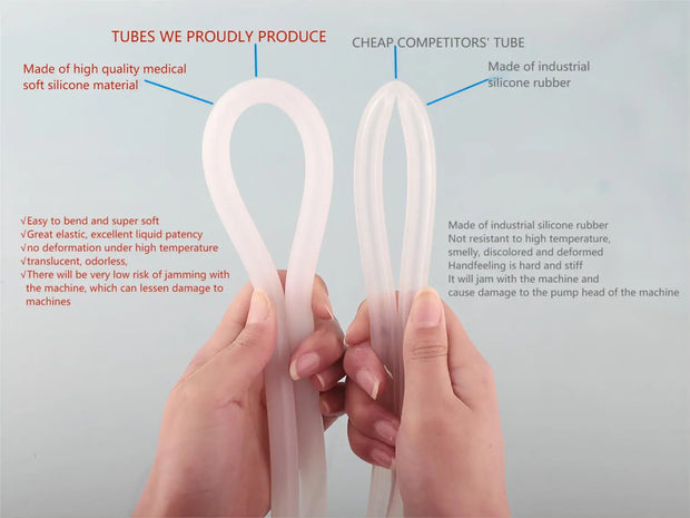 3-Meter Silicone Suction Tube – 8.0mm Inner Diameter for Liposuction Surgery