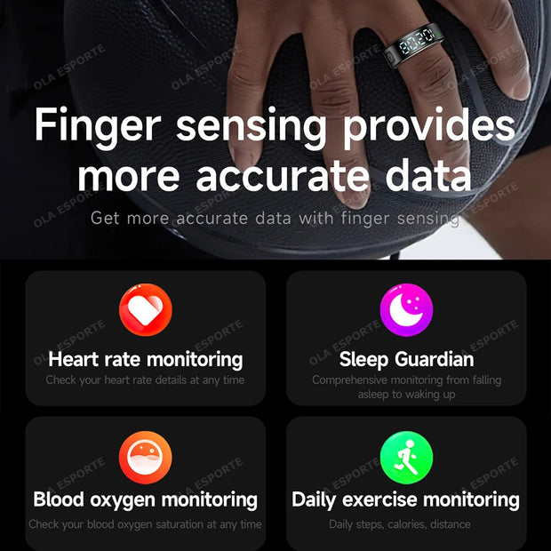 2025 RS08 Smart Ring – Waterproof 5ATM Health & Fitness Tracker with Heart Rate, Blood Oxygen Monitor & Multi-Sport Modes