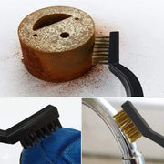 Multipurpose Car Detailing Tool Set – Wire Brushes & 4 Nylon Picks with Double-Headed Brush for Cleaning