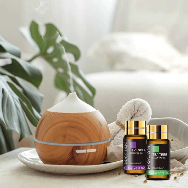 MAYJAM 35-Bottle Aromatherapy Essential Oil Gift Set – Includes Lavender, Jasmine, Eucalyptus, Vanilla, Peppermint, Sandalwood & More