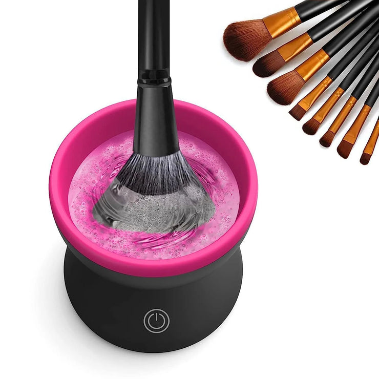 Electric Makeup Brush Cleaner – Automatic Deep Cleaning Box for Powder Puff, Beauty Egg & Brushes