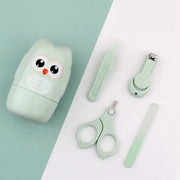 Baby Nail Care Set – Safe Scissors, Clippers, File & Tweezers with Storage Box for Kids