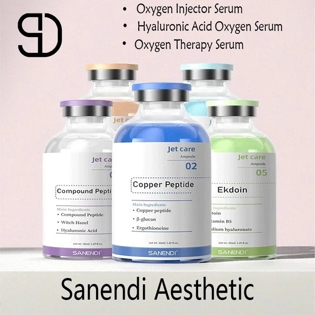 Hyaluronic Acid Oxygen Serum – Anti-Aging Ampoule with Salmon DNA & GHK-Cu Copper Peptides
