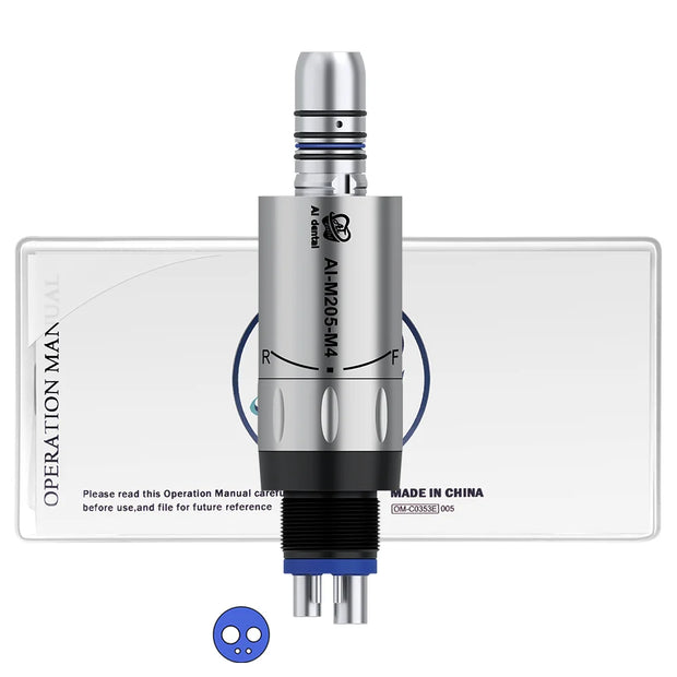 Dental Inner Water Air Motor Handpiece – Slow Speed, Non-LED & LED Turbine Connectors for AI-M204/M205 Series