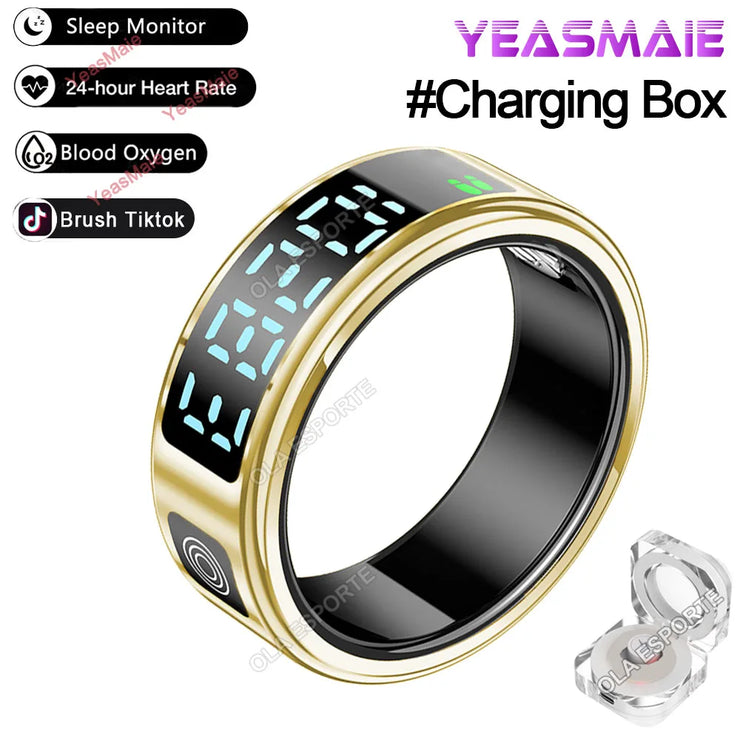 2025 RS08 Smart Ring – Waterproof 5ATM Health & Fitness Tracker with Heart Rate, Blood Oxygen Monitor & Multi-Sport Modes