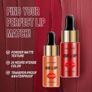 5ml BB Lips Ampoule Serum Starter Kit Semi-Permanent BB Lip Gloss Tinted Pigment Lasting Moisturizing For Lip Care Glow
