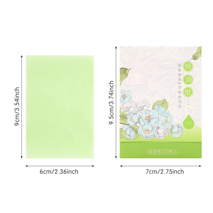 100Pcs Oil Blotting Paper