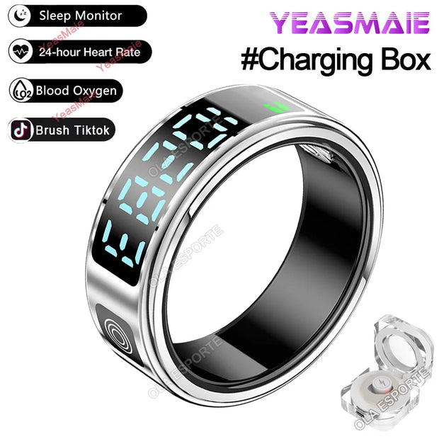 2025 RS08 Smart Ring – Waterproof 5ATM Health & Fitness Tracker with Heart Rate, Blood Oxygen Monitor & Multi-Sport Modes
