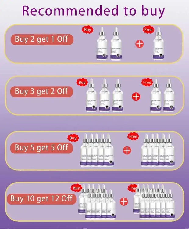 Face Serum Tightening Large Pores Facial Essence Long lasting Moisturizing Calming Skin Care